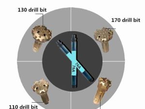 Low Air Pressure dth hammer Ore Mining Rock Drilling 76A dth hammers and button bits
