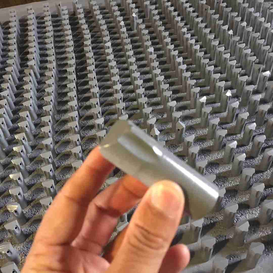 7degree Horseshoe chisel bit for tapered rod